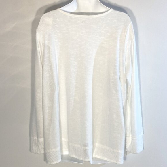 Cato NWT SZ 2X Ivory knit appliqued super soft top stretchy comfy whimsical - Picture 3 of 11